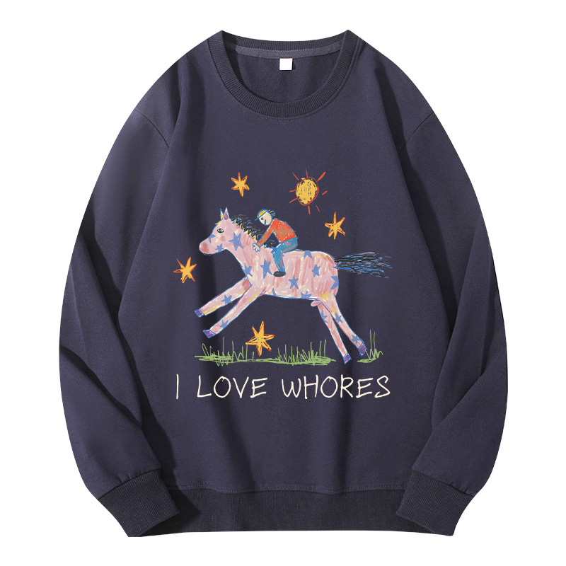 Tokyocanvas I Love Whores Classic Sweatshirt