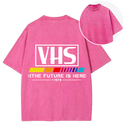 Tokyocanvas VHS 1976 Vintage Back Washed T-Shirt