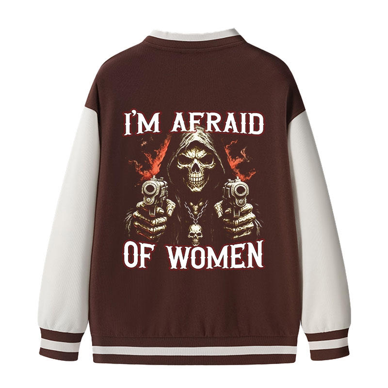 Tokyocanvas I'm Afraid Of Women Varsity Jacket