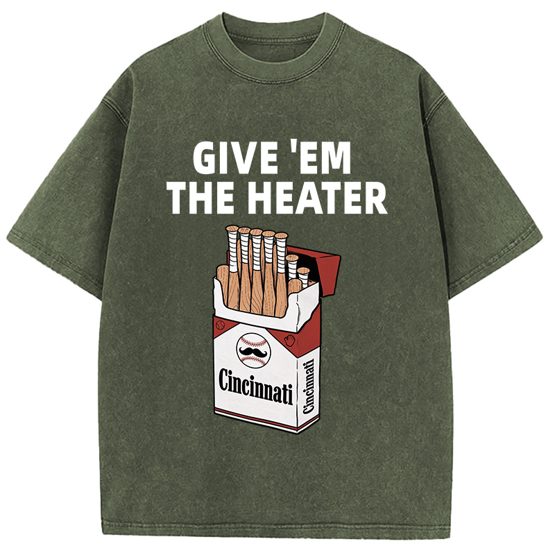 Tokyocanvas Give Them The Heater Washed T-Shirt