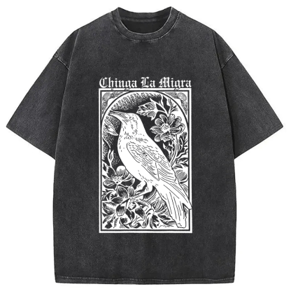 Tokyocanvas Chinga La Migra Washed T-Shirt