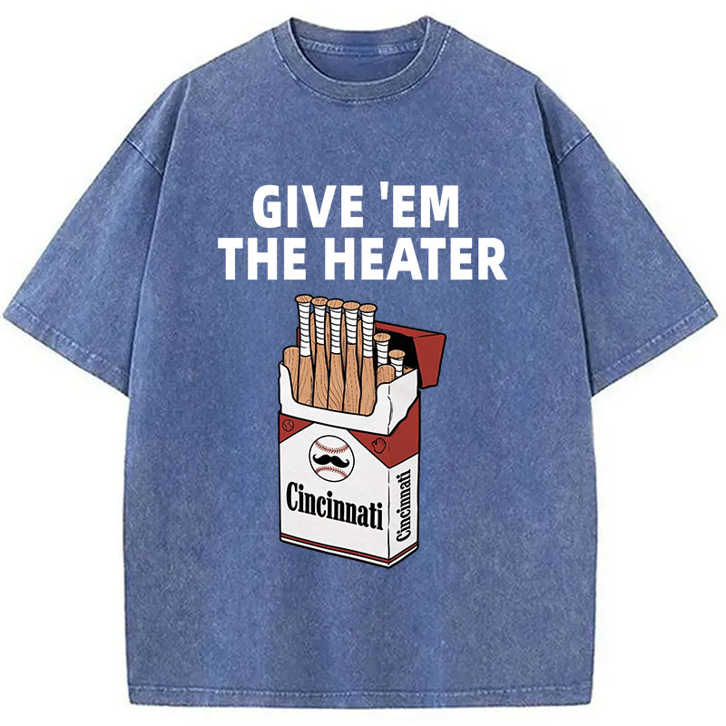Tokyocanvas Give Them The Heater Washed T-Shirt