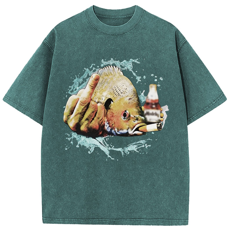 Tokyocanvas Dope Ass Bluegill Washed T-Shirt