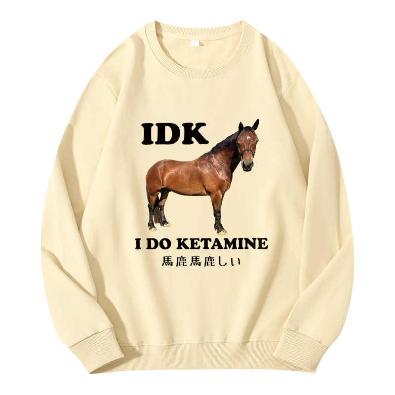 Tokyocanvas IDK I Do Ketamine Classic Sweatshirt