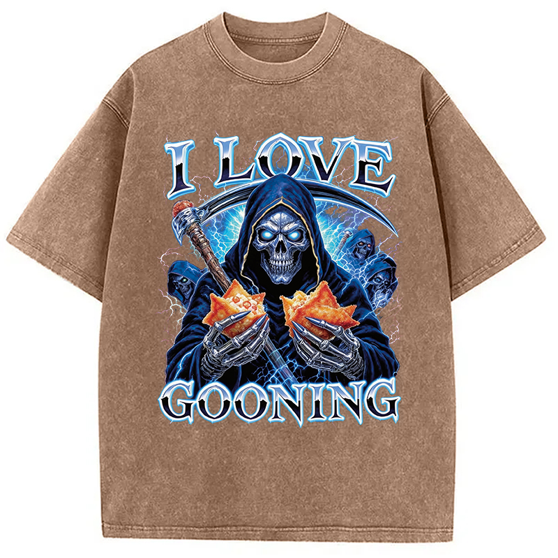 Tokyocanvas I Love Gooning Washed T-Shirt