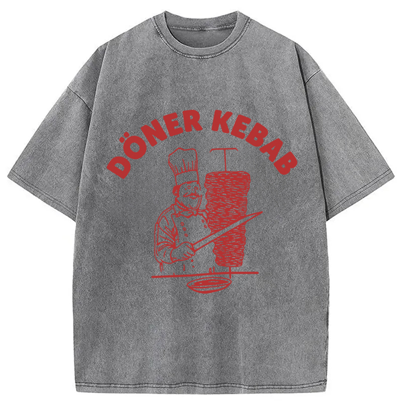 Tokyocanvas Funny Foodie Meme Washed T-Shirt