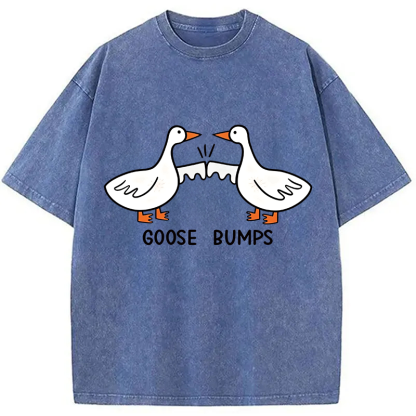 Tokyocanvas Goose Bumps Washed T-Shirt