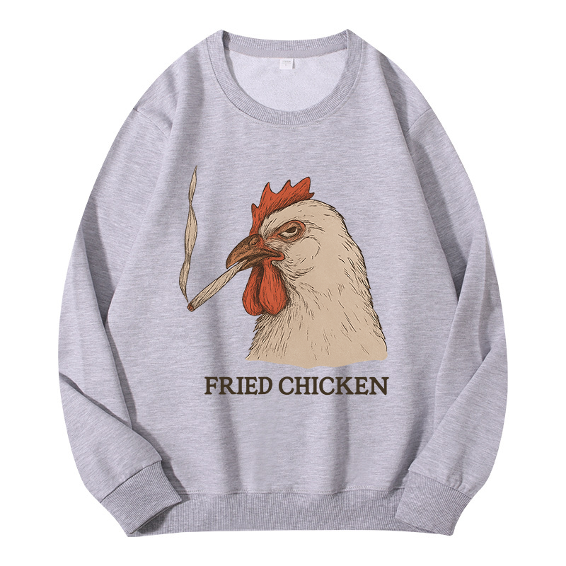 Tokyocanvas Fried Chicken 420 Smoking Meme Classic Sweatshirt