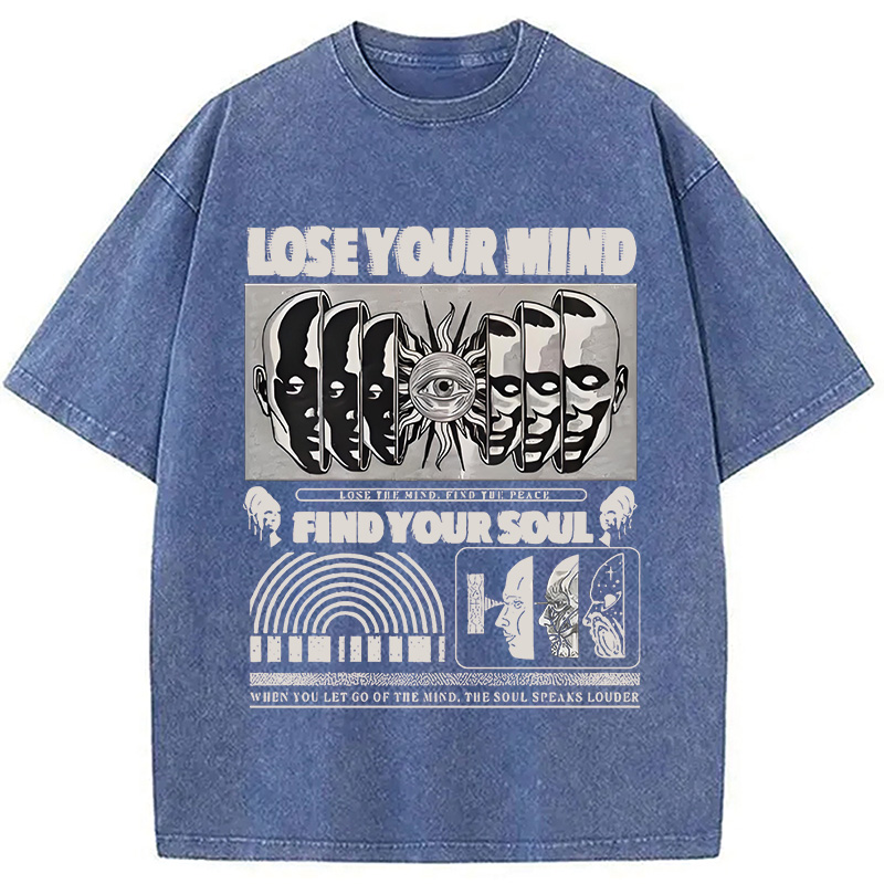 Tokyocanvas Lose Mind Find Soul Washed T-Shirt