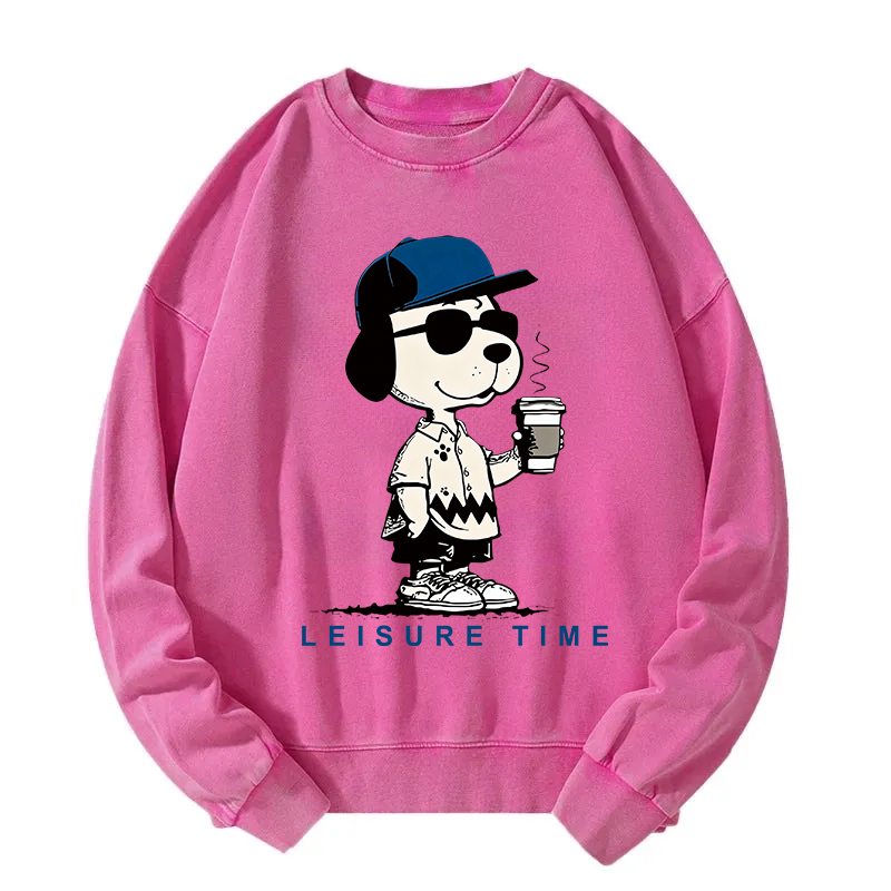 Tokyocanvas Dodger Dog Vintage Japanese Washed Sweatshirt