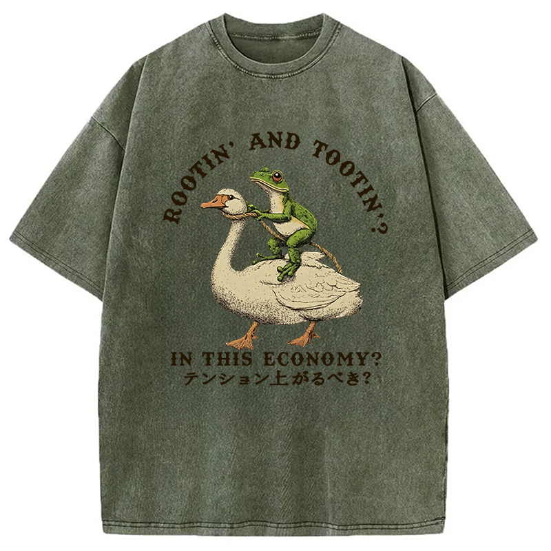 Tokyocanvas Should I Be Excited Washed T-Shirt