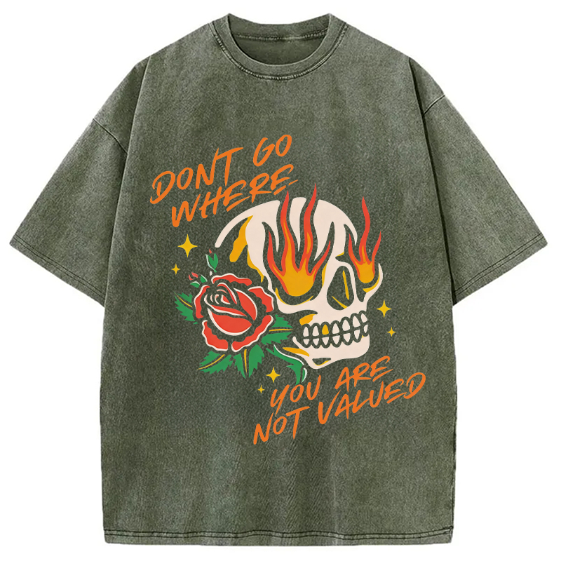 Tokyocanvas Know Your Worth Washed T-Shirt