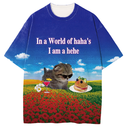 Tokyocanvas In A World Graphic Print T-shirt