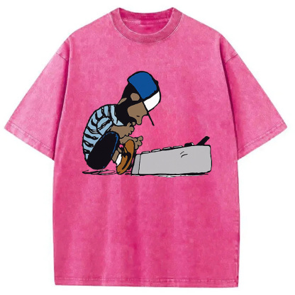 Tokyocanvas J Dilla Design Washed T-Shirt