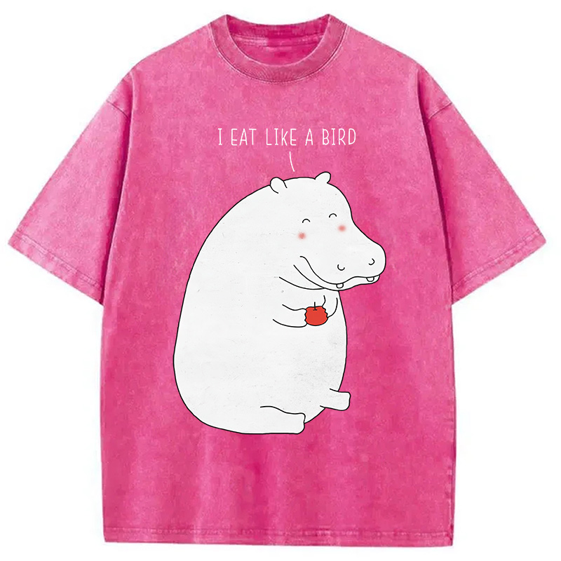 Tokyocanvas Humble Hippo Washed T-Shirt