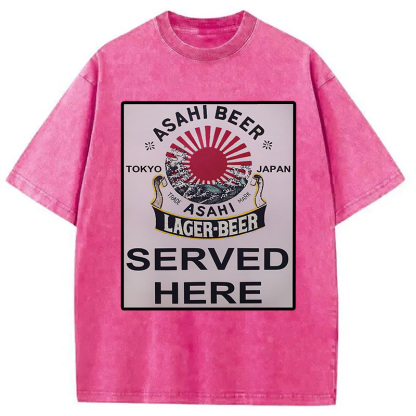 Tokyocanvas Japan Japanese Beer Bar Washed T-Shirt