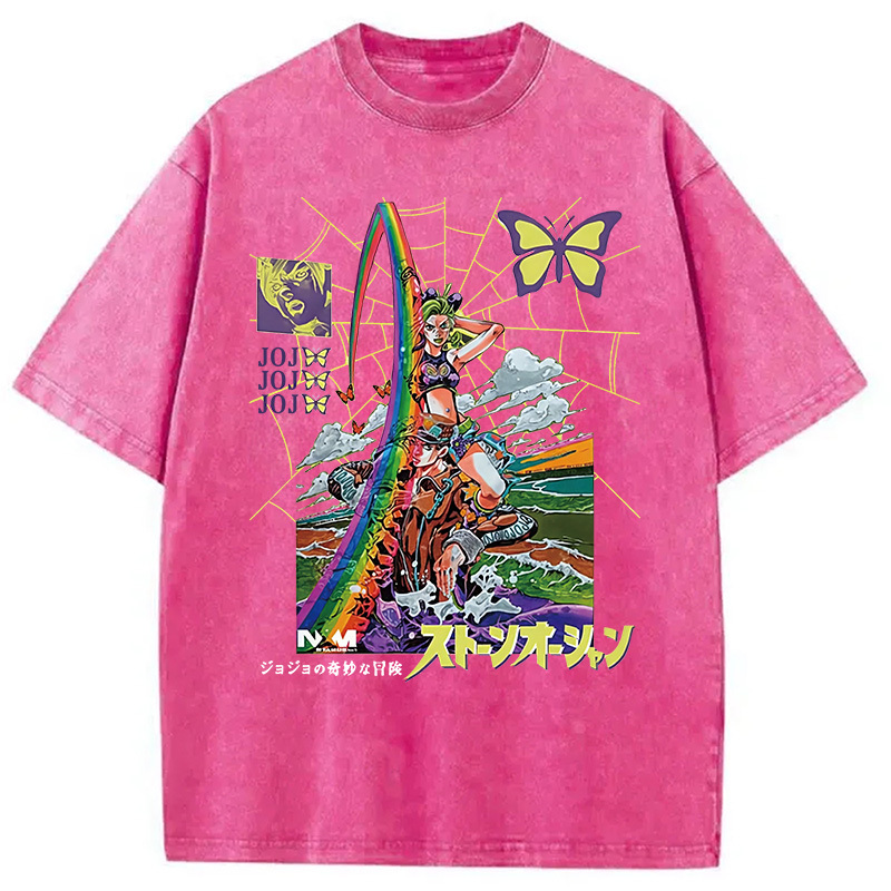 Tokyocanvas Jojo Bizarre Adventure Washed T-Shirt