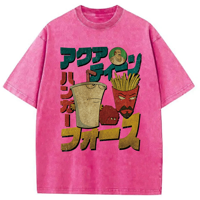 Tokyocanvas Aqua Teen Hunger Force Washed T-Shirt
