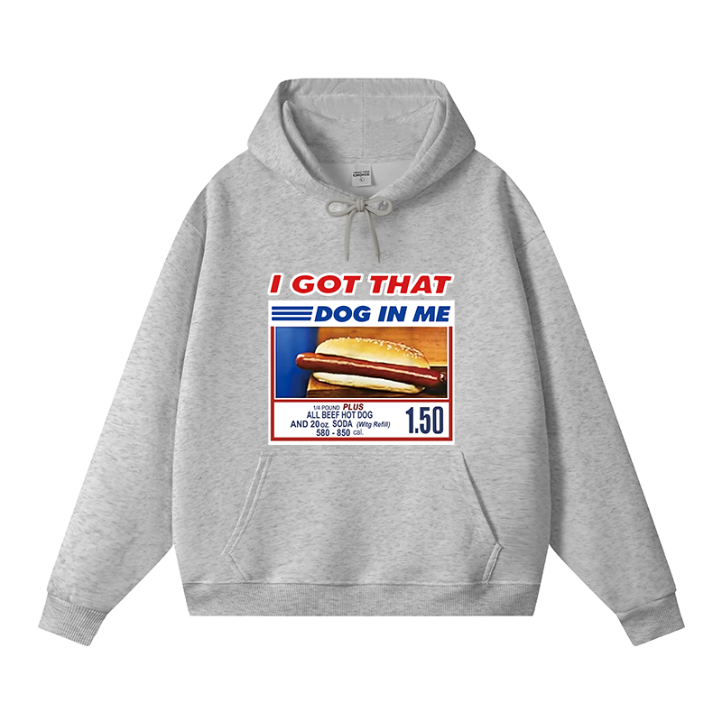 Tokyocanvas I Got That Dog In Me Fleece Lined Hoodie