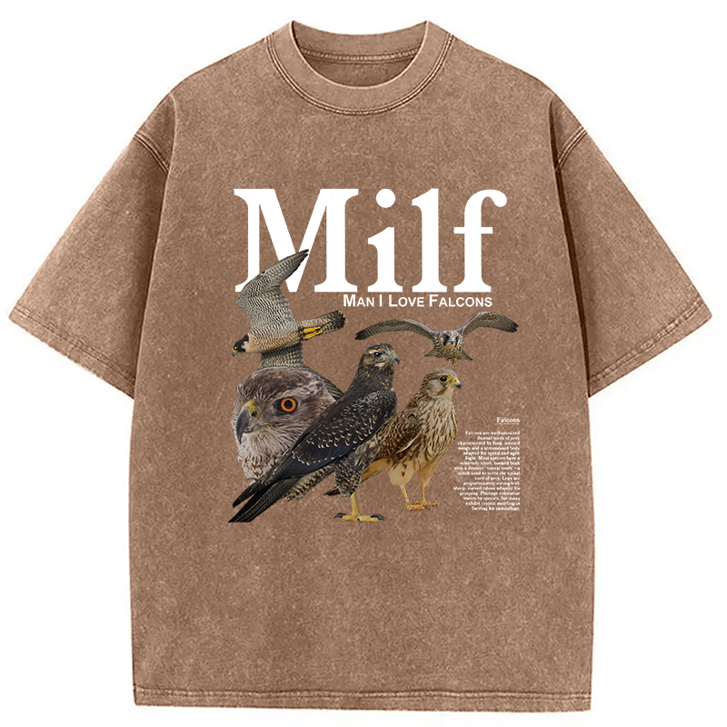 Tokyocanvas Man I Love Falcons Washed T-Shirt