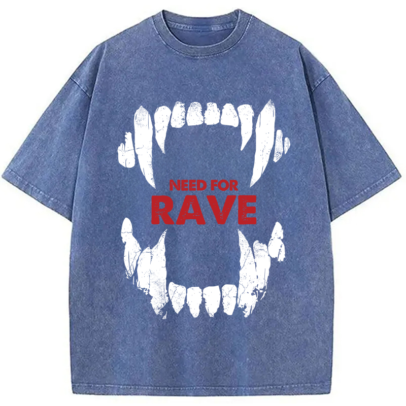 Tokyocanvas Vampiric Fang Washed T-Shirt