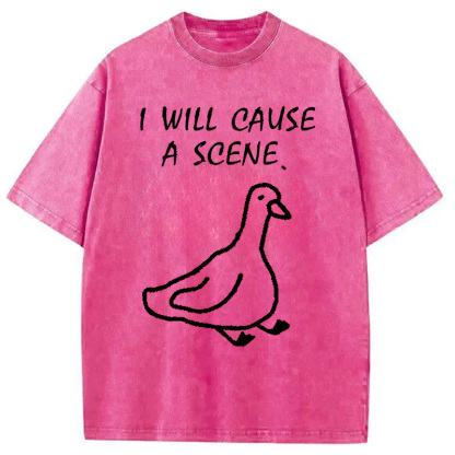 Tokyocanvas Stupid Goose Washed T-Shirt