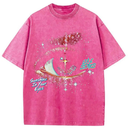 Tokyocanvas Eye Like Stars Washed T-Shirt