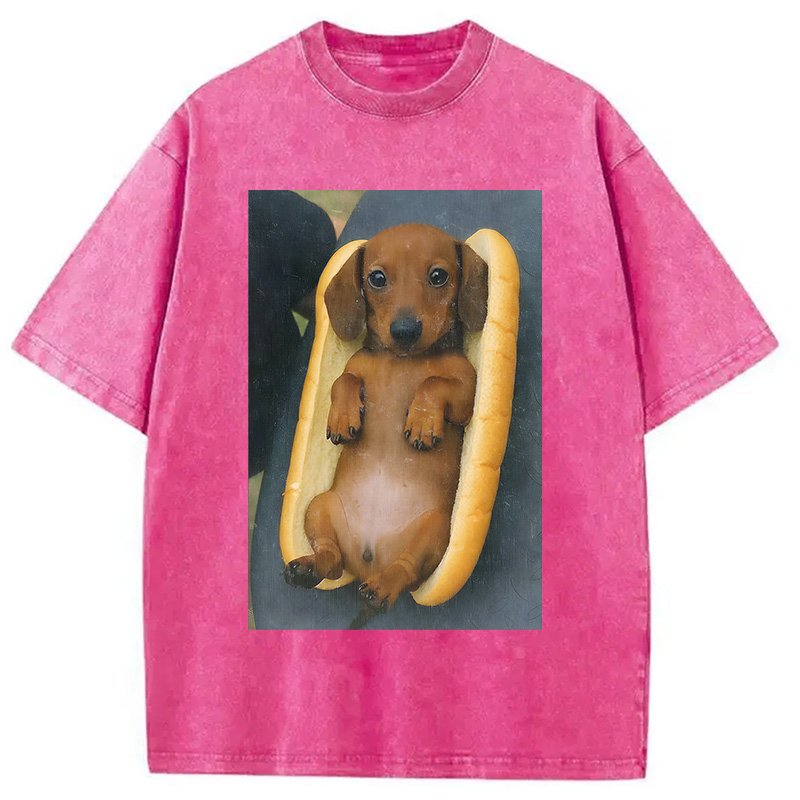 Tokyocanvas Real Hot Dog Washed T-Shirt