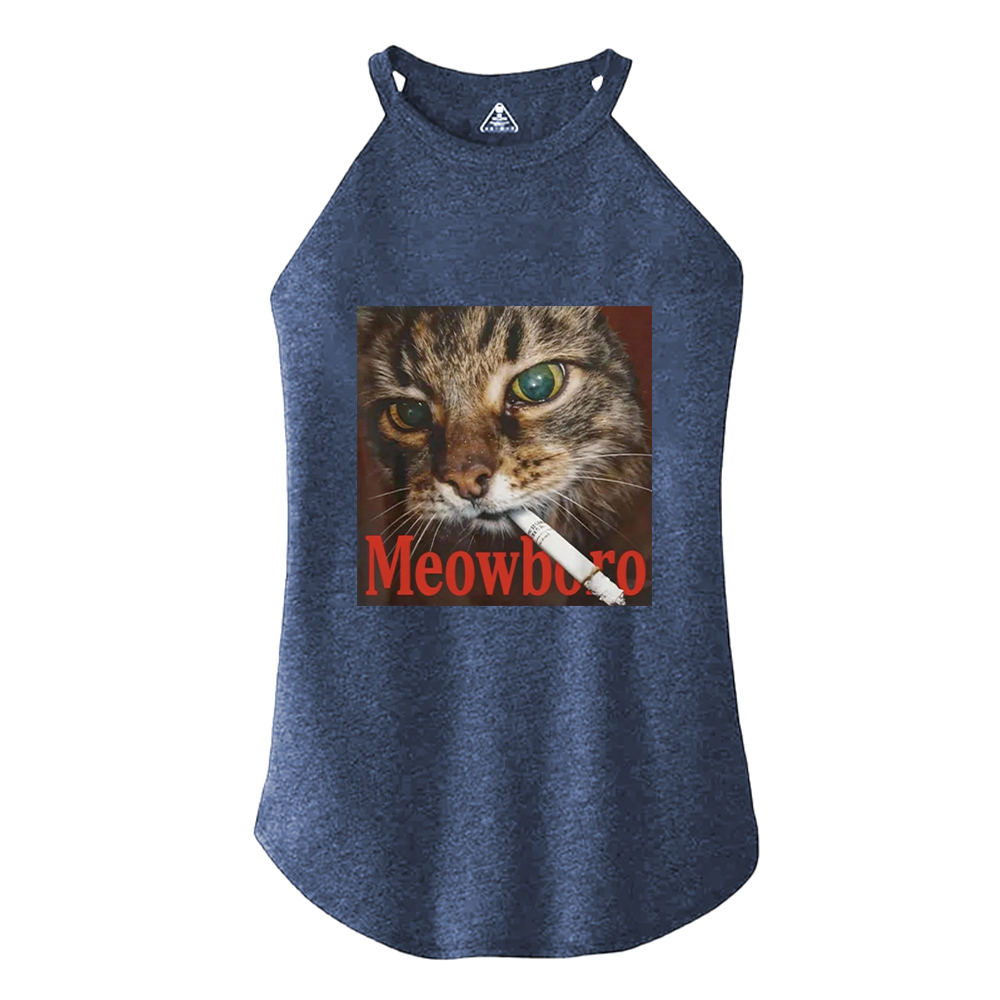 Tokyocanvas Funny Smoking Cat Meme Cotton Tank