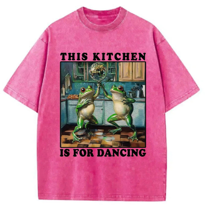 Tokyocanvas This Kitchen Is For Dancing Washed T-Shirt