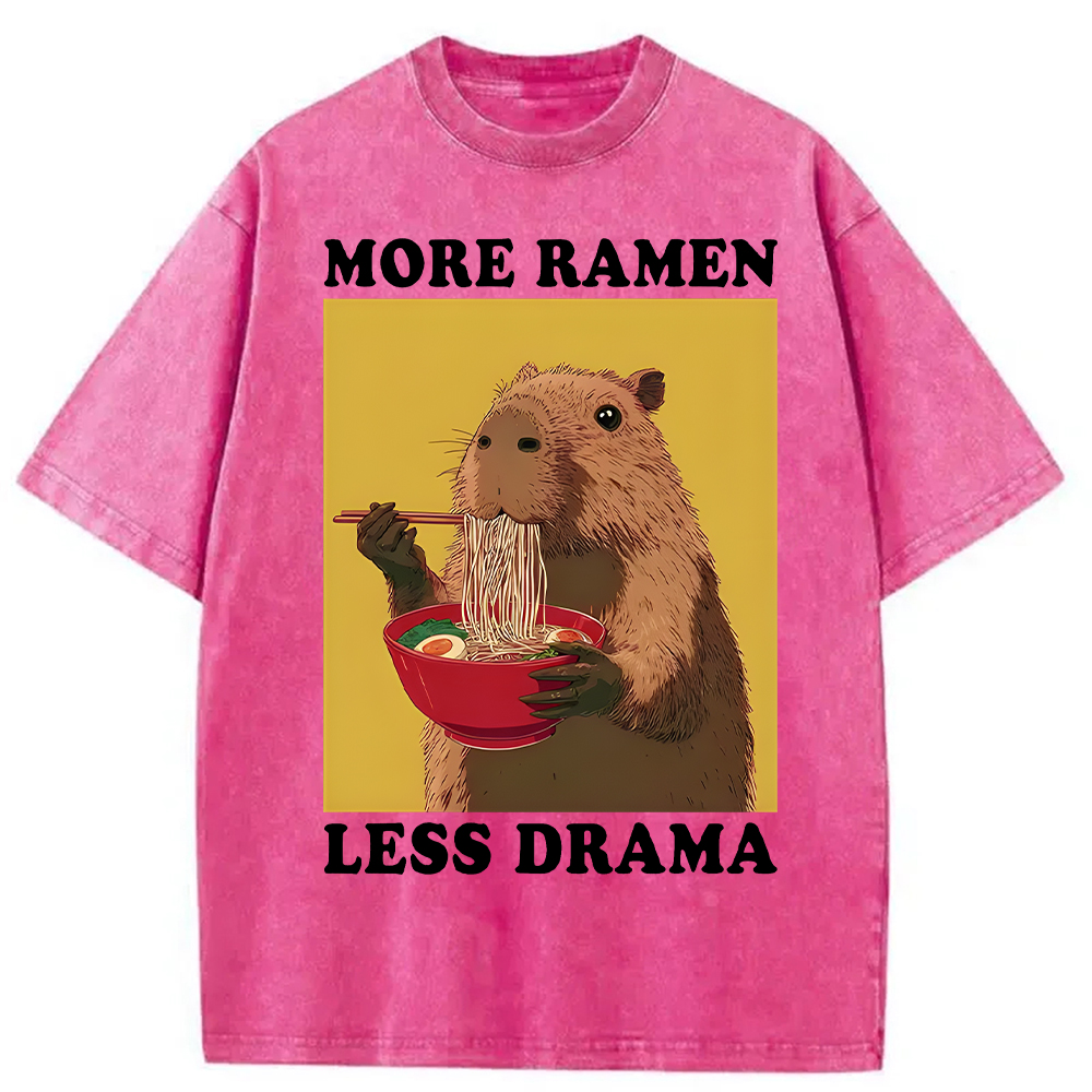 Tokyocanvas Noodles Over Drama Washed T-Shirt
