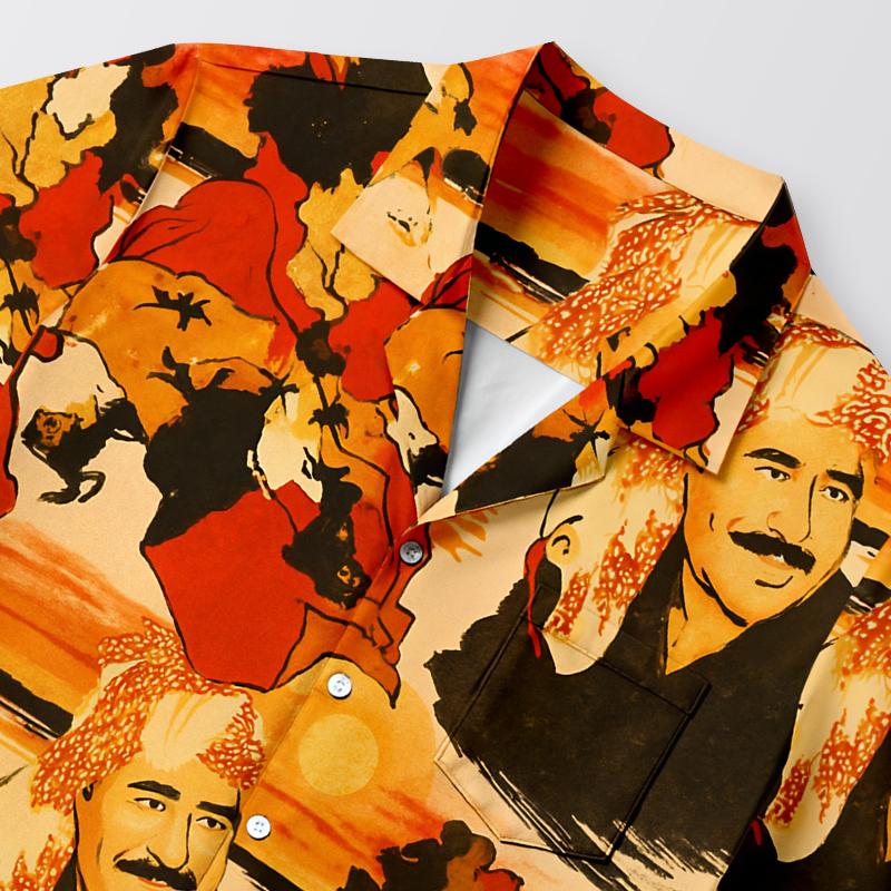 Tokyocanvas Goshodoki Silk Aloha Hawaiian Shirt