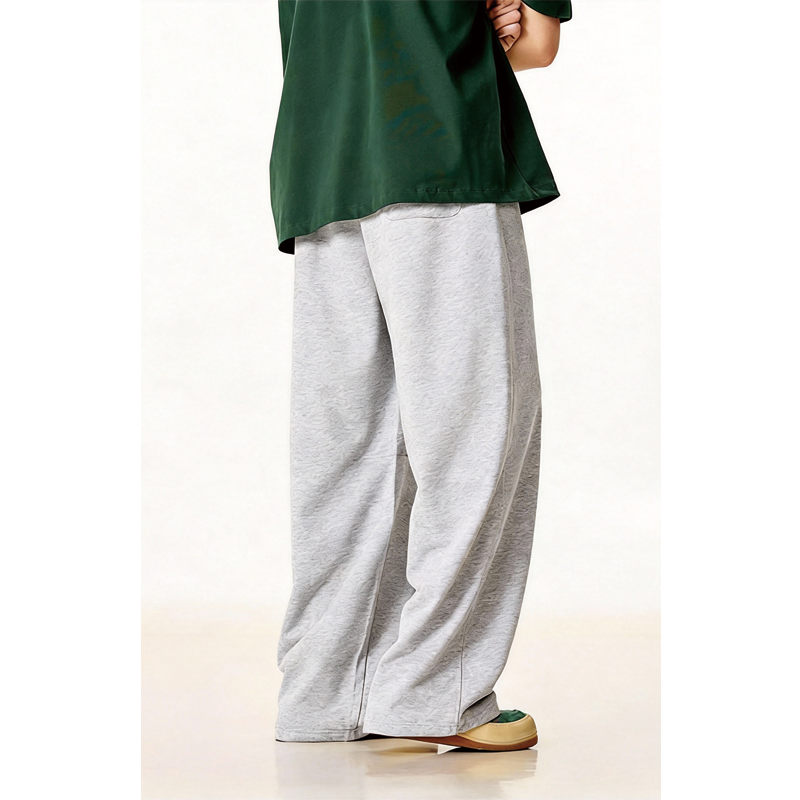 Tokyocanvas Classic Minimalist Curved Sweatpants