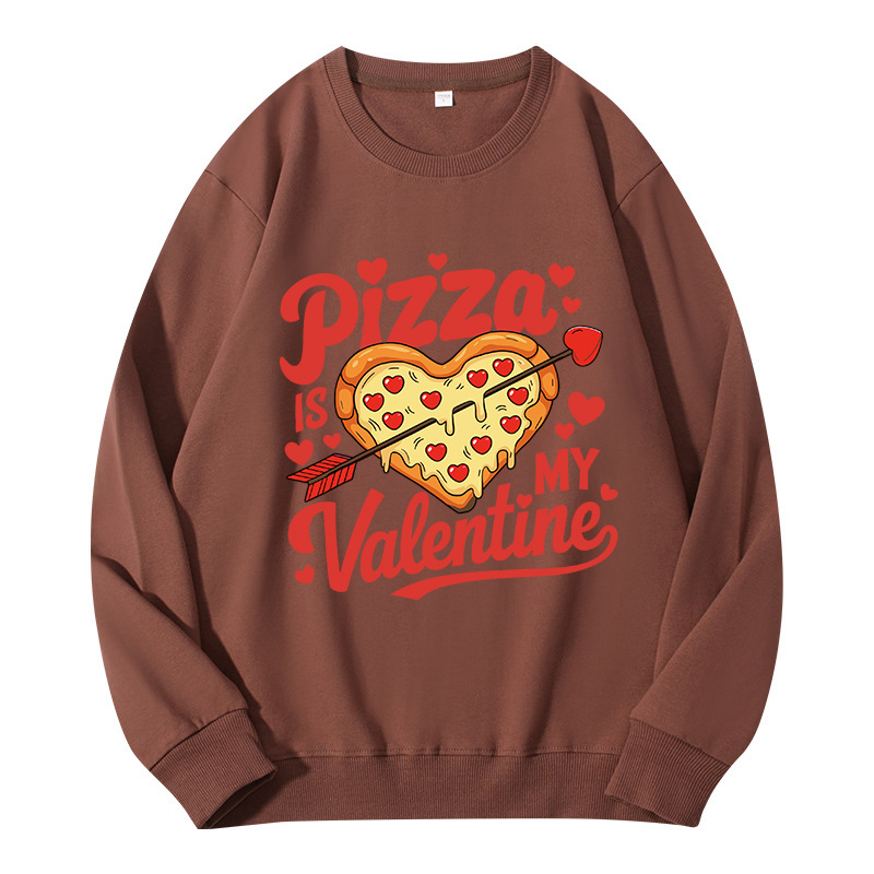 Tokyocanvas Pizza Is My Valentine Classic Sweatshirt