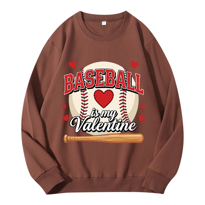 Tokyocanvas Baseball Is My Valentine Classic Sweatshirt