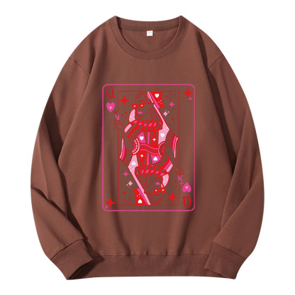 Tokyocanvas Queen of Hearts Valentine Classic Sweatshirt