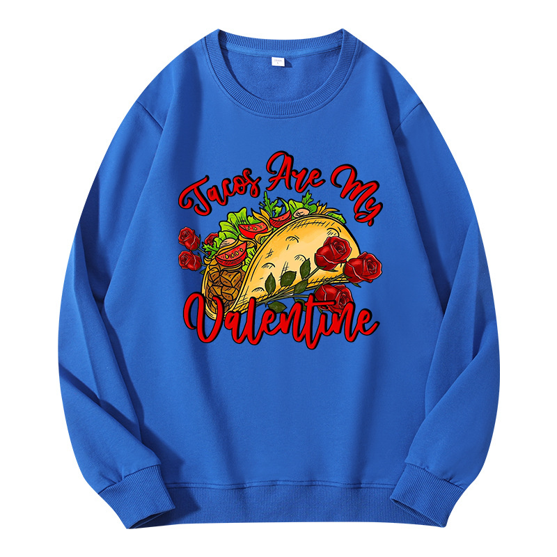 Tokyocanvas Tacos Are My Valentine Classic Sweatshirt