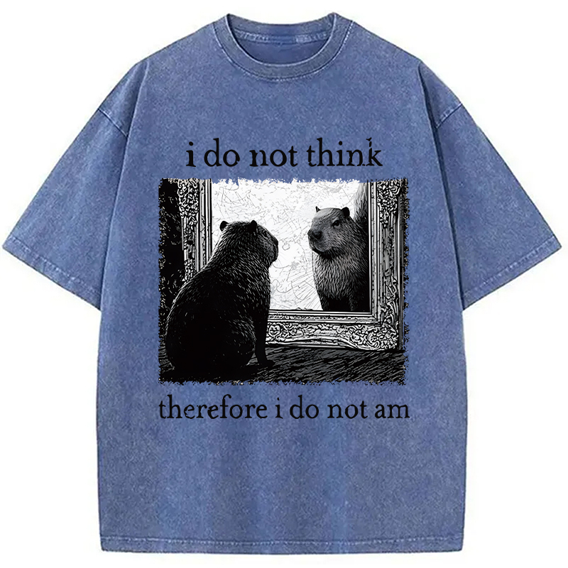 Tokyocanvas Capybara Paradox Washed T-Shirt
