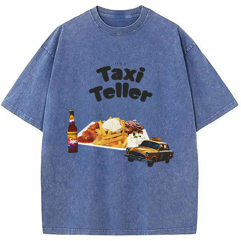 Tokyocanvas It's a Taxi Teller Washed T-Shirt