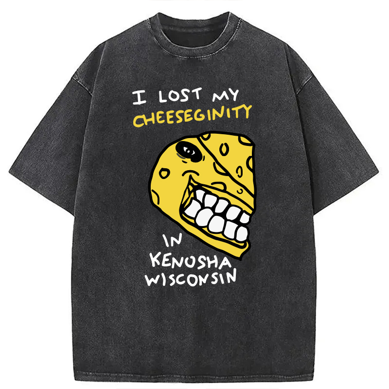Tokyocanvas I Lost My Cheeseginity Washed T-Shirt
