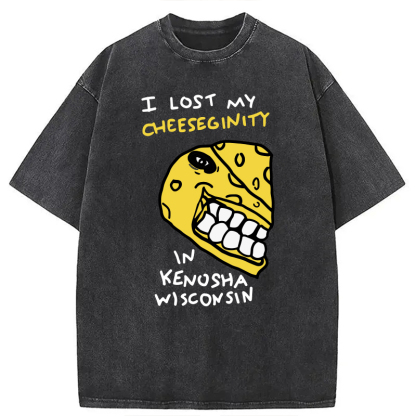 Tokyocanvas I Lost My Cheeseginity Washed T-Shirt
