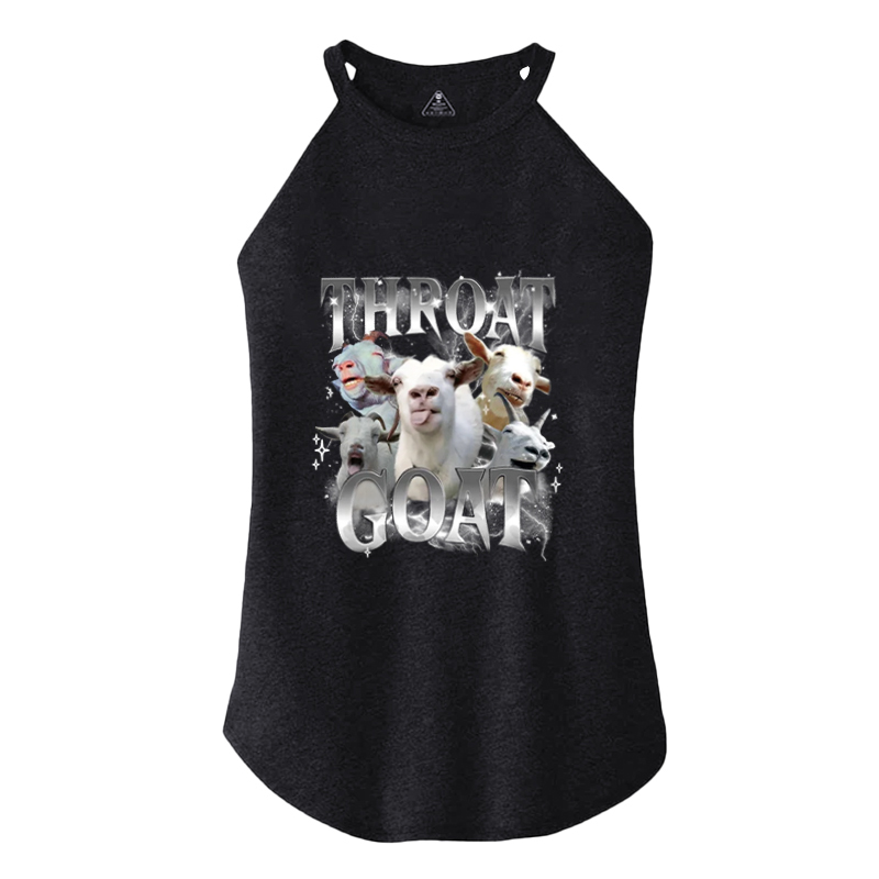 Tokyocanvas Throat Goat Meme Cotton Tank