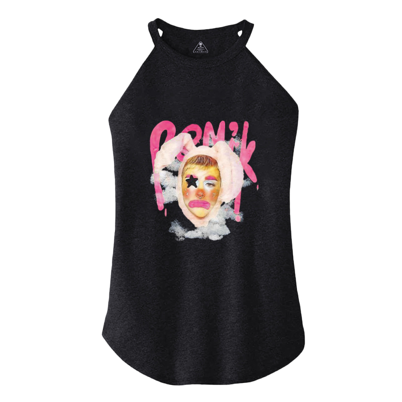 Tokyocanvas Pink Funny Girls Cotton Tank