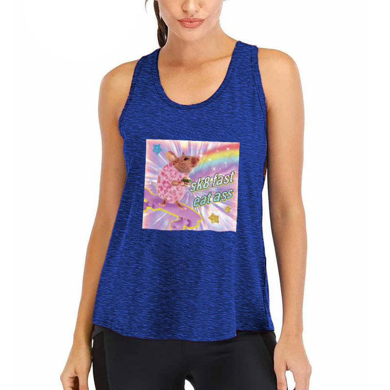 Tokyocanvas Fast Eat Ass Fitness Tank