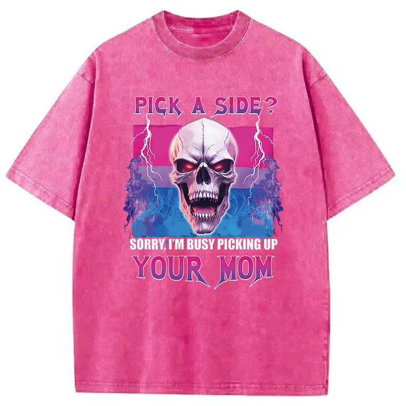 Tokyocanvas Pick A Side? Washed T-Shirt