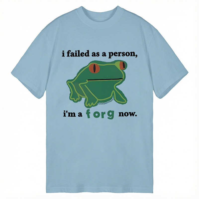 Tokyocanvas I Failed As A Person Funny Frog Meme Classic T-Shirt