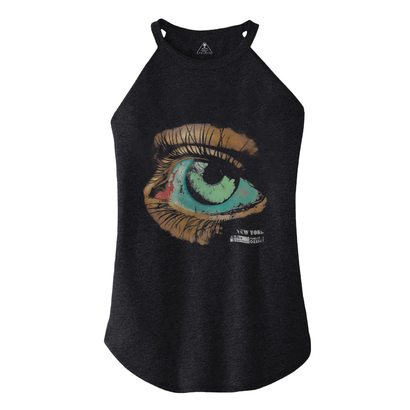 Tokyocanvas Vintage Fashion Eye Cotton Tank