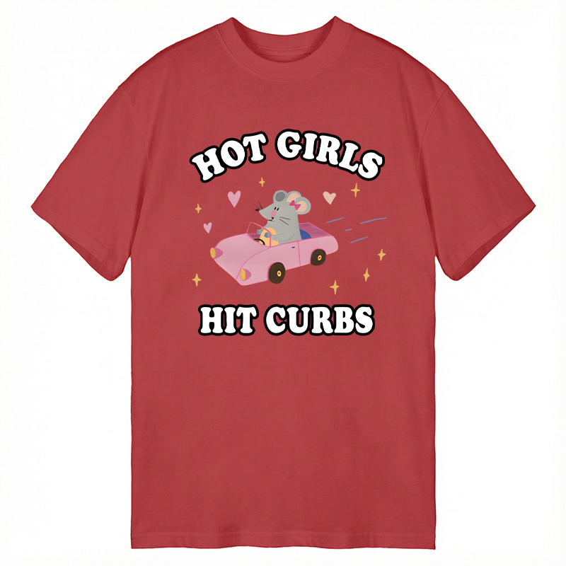 Tokyocanvas Hot Girls Hit Curbs Classic T-Shirt