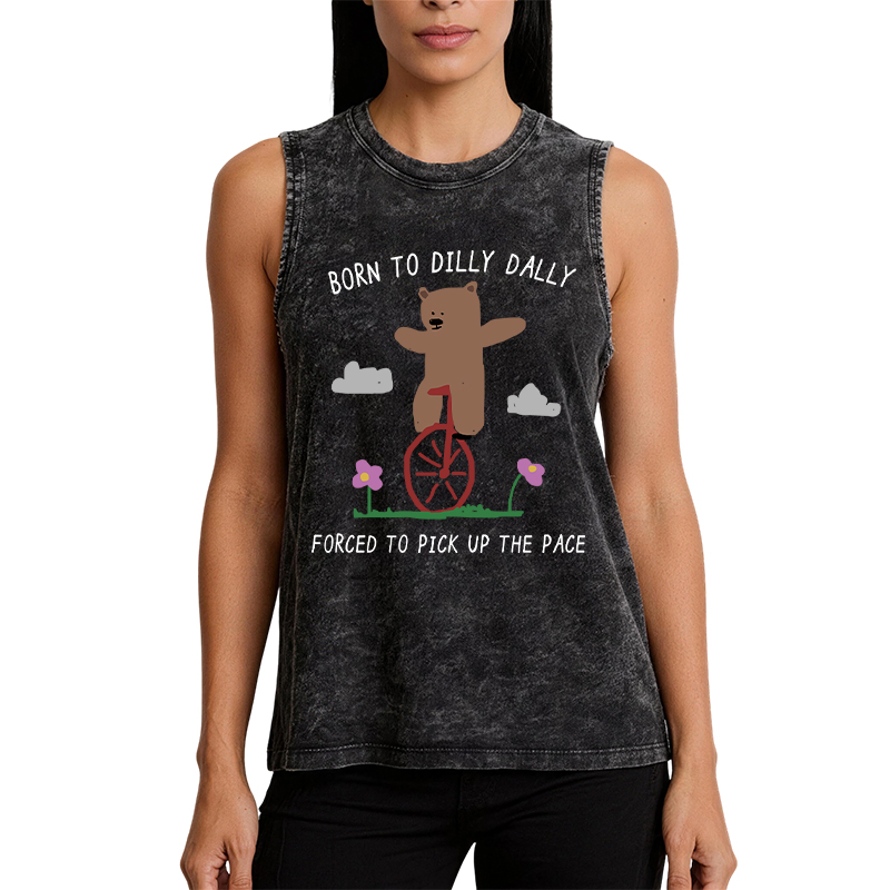 Tokyocanvas Forced To Pick Up The Pace Numbers Washed Tank