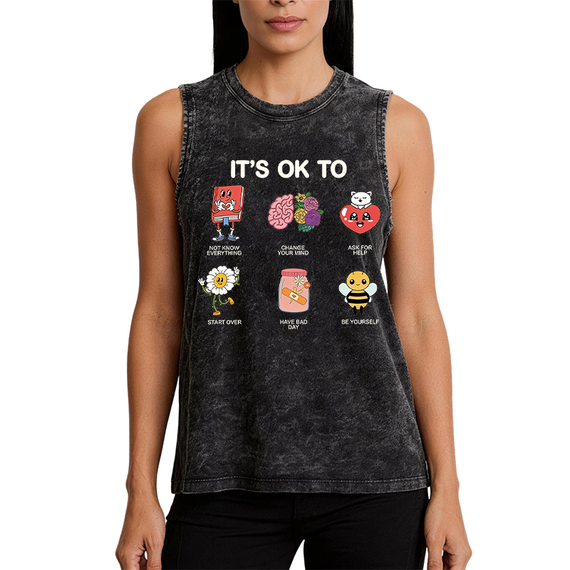 Tokyocanvas It's OK To Washed Tank